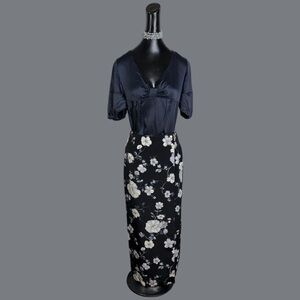 Vintage Star C.C.C. City Clothing Co. floral maxi skirt
